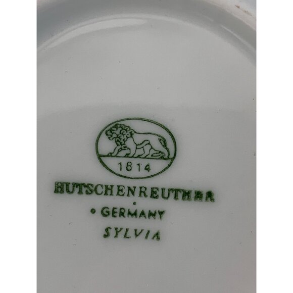 VTG Hutschenreuther Sylvia German Porcelain Plates Raffaello Gold Charger - Picture 11 of 16